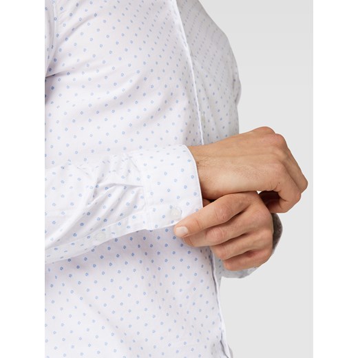Koszula biznesowa o kroju slim fit z wyhaftowanym logo model ‘OXFORD’ 41 wyprzedaż Peek&Cloppenburg 