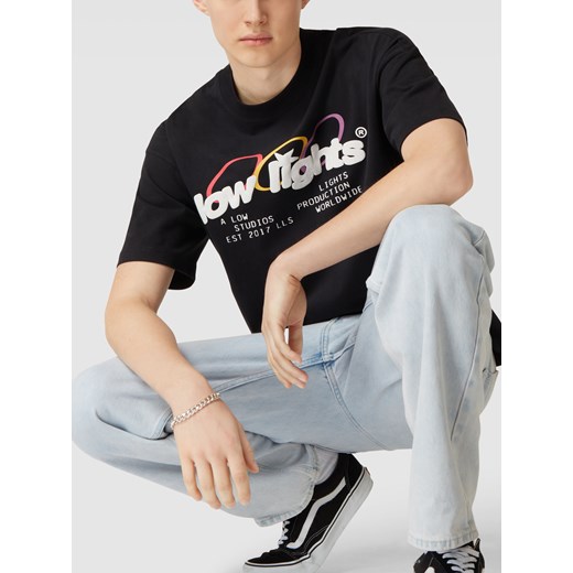 T-shirt z nadrukiem z logo Low Lights Studios S Peek&Cloppenburg 