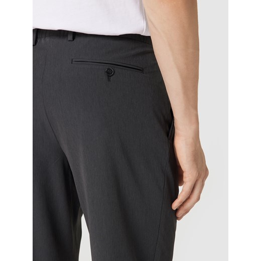 Spodnie o kroju slim fit z fakturowanym wzorem model ‘MAN TROUSER’ Tommy Hilfiger 52 wyprzedaż Peek&Cloppenburg 