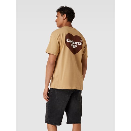T-shirt z bawełny z detalem z logo XL promocyjna cena Peek&Cloppenburg 