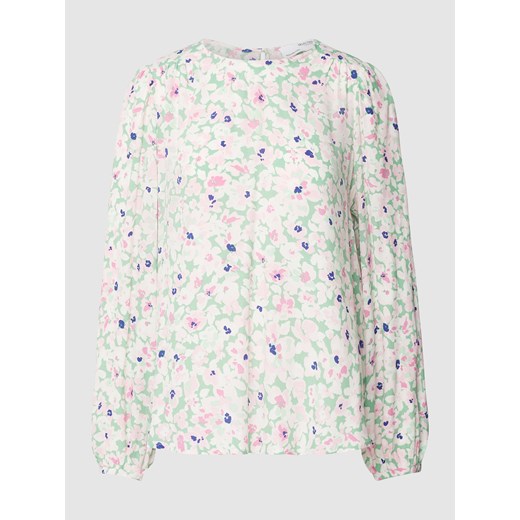 Bluzka z kwiatowym wzorem z czystej wiskozy model ‘MALIDA’ Selected Femme 38 Peek&Cloppenburg  wyprzedaż