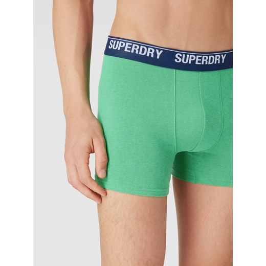 Majtki męskie zielone Superdry