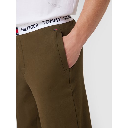 Spodnie dresowe z paskiem z logo Tommy Hilfiger L Peek&Cloppenburg 