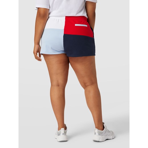 Szorty z dzianiny dresowej PLUS SIZE w kolorowe bloki model ‘ARCHIVE’ XXL Peek&Cloppenburg 