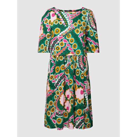 Sukienka mini z kwiatowym wzorem model ‘RENNA’ XL Peek&Cloppenburg 