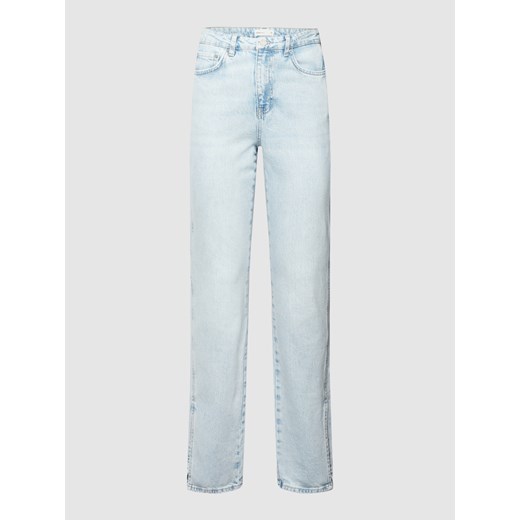 Jeansy o kroju straight fit z rozcięciami na nogawkach Gina Tricot L Peek&Cloppenburg wyprzedaż