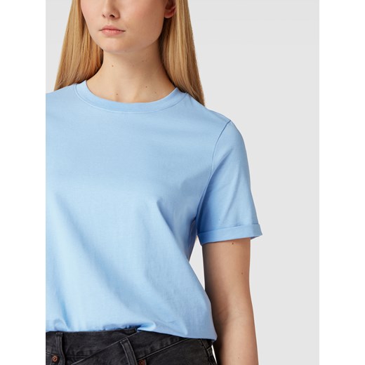 T-shirt z okrągłym dekoltem model ‘Ria’ Pieces M Peek&Cloppenburg 