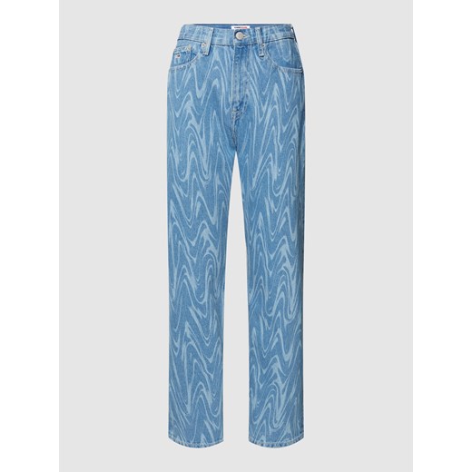 Jeansy o kroju straight fit z wyhaftowanym logo model ‘HARPER’ Tommy Jeans 30/30 wyprzedaż Peek&Cloppenburg 
