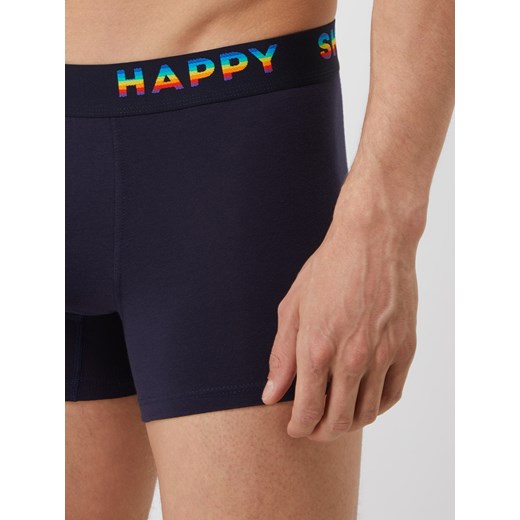 Obcisłe bokserki z dodatkiem streczu w zestawie 2 szt. Happy Shorts L Peek&Cloppenburg