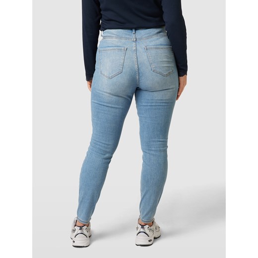 Jeansy PLUS SIZE o kroju skinny fit z 5 kieszeniami model ‘PHIA’ 44 Peek&Cloppenburg