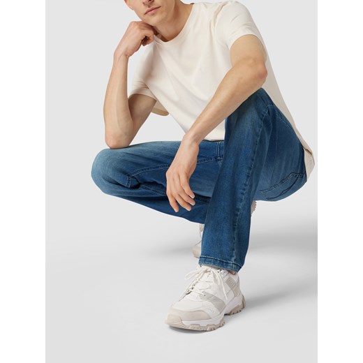Niebieskie jeansy męskie Christian Berg casual 