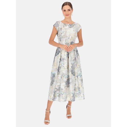 Sukienka L'AF elegancka z krótkim rękawem 