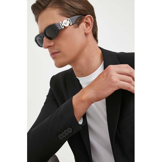 Versace okulary przeciwsłoneczne kolor czarny Versace 53 ANSWEAR.com