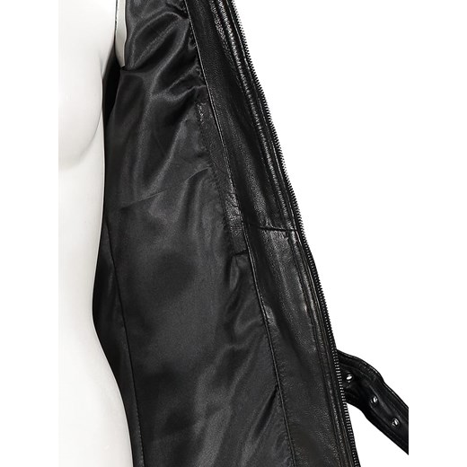 7eleven Skórzana kurtka &quot;Kati&quot; w kolorze czarnym 7eleven 40 promocja Limango Polska