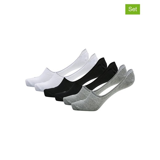 Hummel Skarpety-stopki (6 pary) "Chevron" w kolorze czarnym, szarym i Hummel 46-48 okazyjna cena Limango Polska
