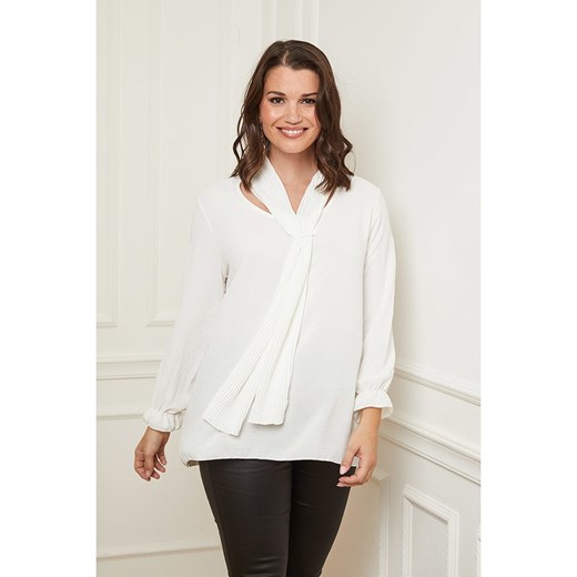 Curvy Lady Bluzka w kolorze białym Curvy Lady 44/46 wyprzedaż Limango Polska