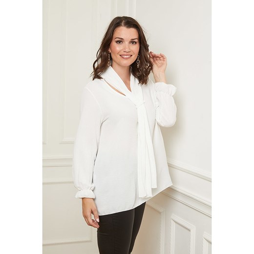 Curvy Lady Bluzka w kolorze białym Curvy Lady 44/46 wyprzedaż Limango Polska