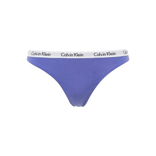 Calvin Klein Underwear Stringi lapis lazuli zalando niebieski bawełna