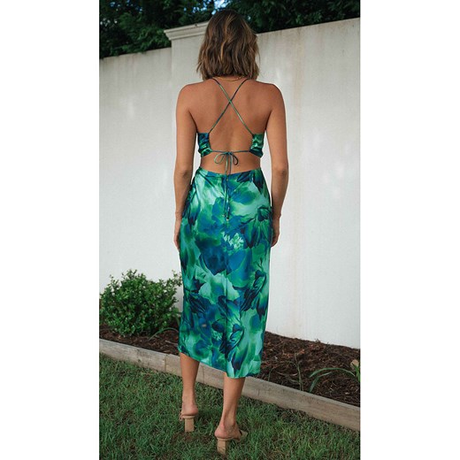 LA Angels Sukienka w kolorze niebiesko-zielonym La Angels M okazyjna cena Limango Polska