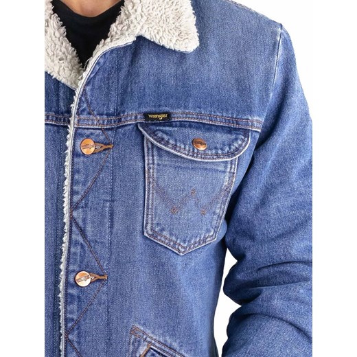 Wrangler Kurtka dżinsowa w kolorze niebieskim Wrangler 3XL promocja Limango Polska