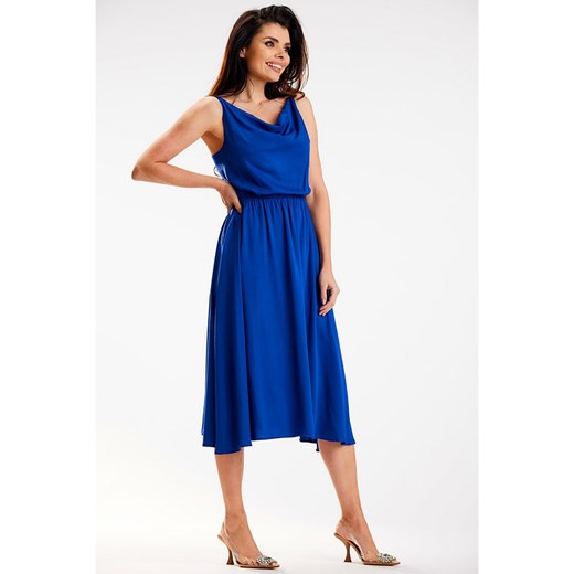 Awama Sukienka w kolorze niebieskim L okazyjna cena Limango Polska