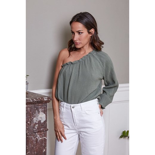 Joséfine Bluzka &quot;Haristot&quot; w kolorze khaki Joséfine S Limango Polska okazyjna cena