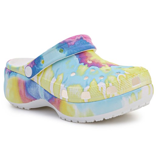 Crocs Classic Platform Tie Dye Graphic Clog Wedge 207151-94S Crocs EU 41/42 okazja Butomaniak.pl