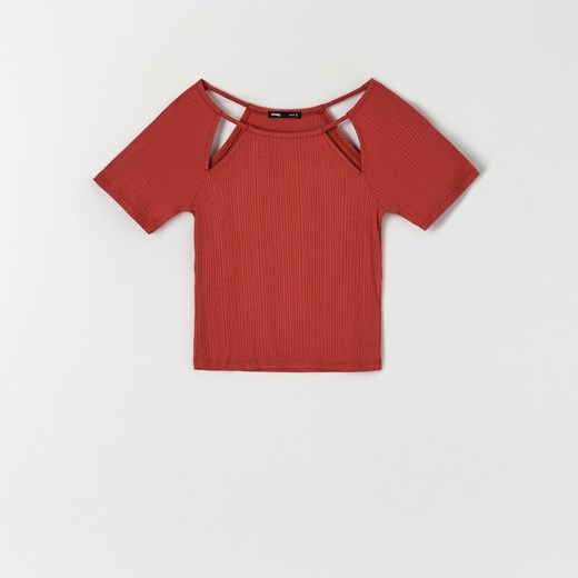 Sinsay - Bluzka - Czerwony Sinsay L Sinsay