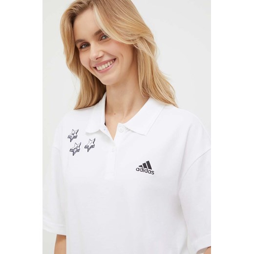 Adidas bluzka damska biała sportowa