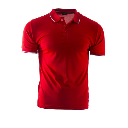 koszulka polo YP206 - czerwona ze sklepu Risardi w kategorii T-shirty męskie - zdjęcie 160910766
