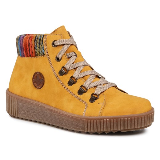 Botki Rieker M6411-69A Yellow Rieker 37 okazja eobuwie.pl
