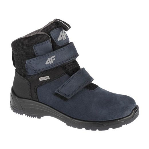 Buty 4F Junior Trek HJZ21-JOBMW252 31S niebieskie ze sklepu ButyModne.pl w kategorii Buty zimowe dziecięce - zdjęcie 160917746