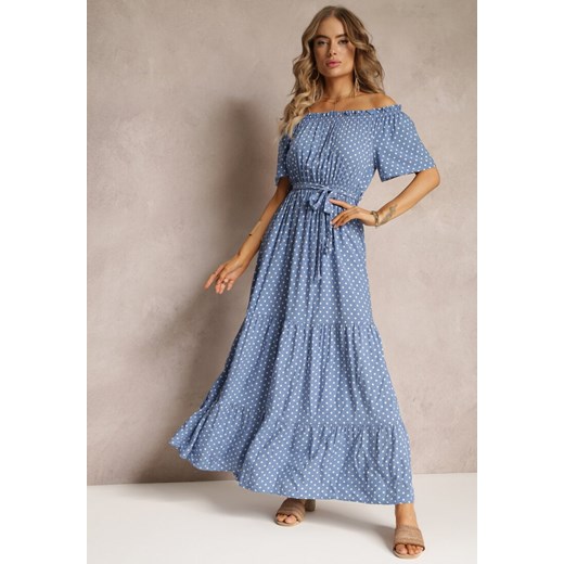 Jasnoniebieska Sukienka Kaliphanthe ze sklepu Renee odzież w kategorii Sukienki - zdjęcie 160920645