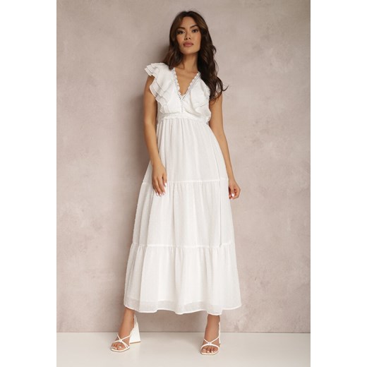Biała Sukienka Iriope ze sklepu Renee odzież w kategorii Sukienki - zdjęcie 160921826