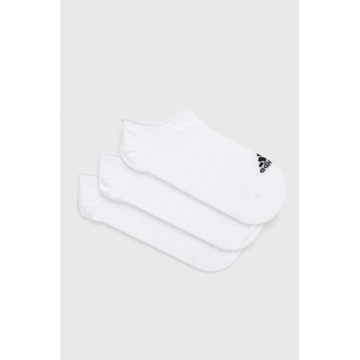 adidas Performance skarpetki 3-pack kolor biały HT3463 ze sklepu ANSWEAR.com w kategorii Skarpetki damskie - zdjęcie 160939747