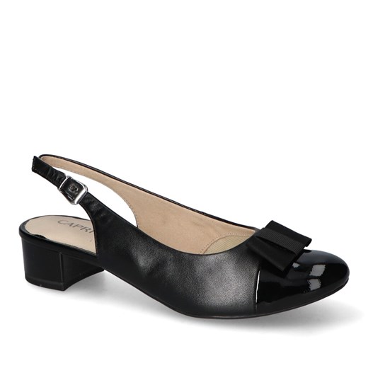 Sandały Caprice 9-29501-20/009 Czarne lak+lico ze sklepu Arturo-obuwie w kategorii Sandały damskie - zdjęcie 160941829