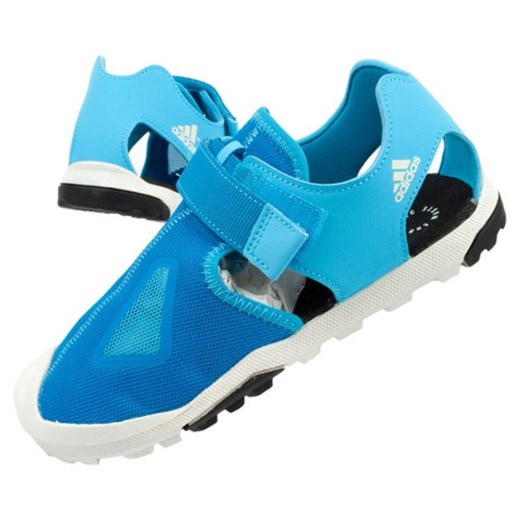 Sandały adidas Captain Toey Jr S42670 niebieskie ze sklepu ButyModne.pl w kategorii Sandały dziecięce - zdjęcie 160943366