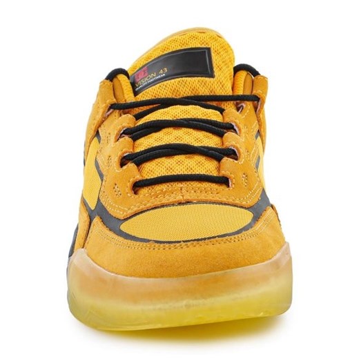 Buty sportowe męskie żółte Dc Shoes sznurowane na wiosnę 