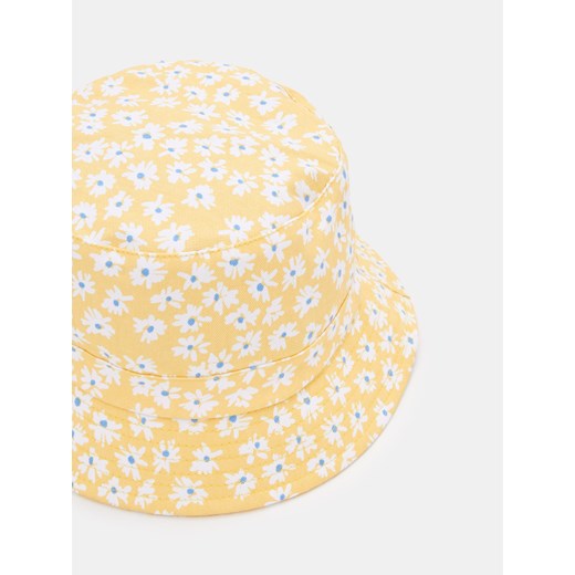 Sinsay - Kapelusz bucket hat - Żółty Sinsay Jeden rozmiar okazja Sinsay