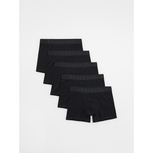 Reserved - 5 pack bokserek Long - czarny ze sklepu Reserved w kategorii Majtki męskie - zdjęcie 160968148