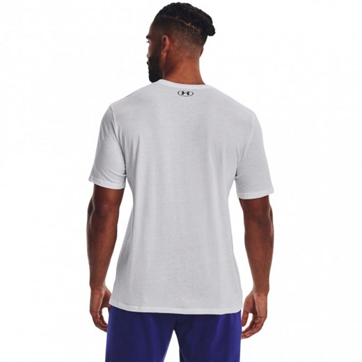 Męski t-shirt z nadrukiem Under Armour UA I Will SS - biały ze sklepu Sportstylestory.com w kategorii T-shirty męskie - zdjęcie 160973695