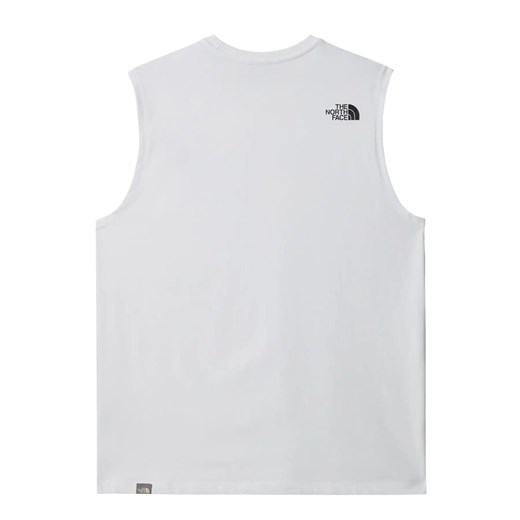 T-shirt męski The North Face biały z krótkim rękawem 