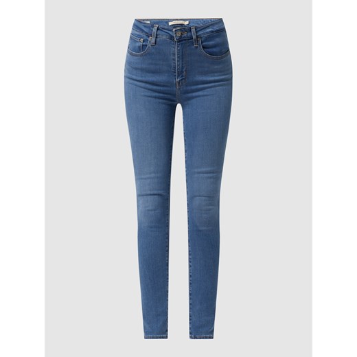 Jeansy z wysokim stanem o kroju skinny fit z dodatkiem bawełny model ‘721’ 26/32 okazja Peek&Cloppenburg 