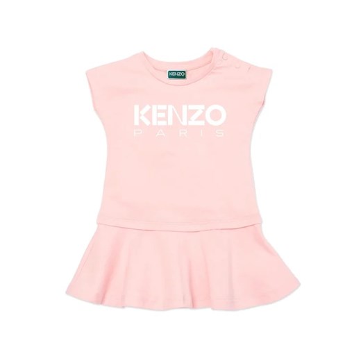 Kenzo Kids Sukienka dzianinowa K12306 M Różowy Regular Fit Kenzo Kids 5Y MODIVO okazja