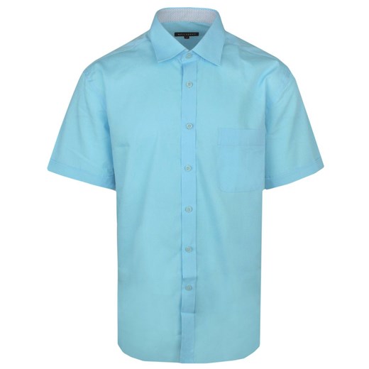 Koszula Wólczanka - Kr. Rękaw - Błękit - Regular KSKWKOWWLCNve7096rg ze sklepu JegoSzafa.pl w kategorii Koszule męskie - zdjęcie 161004805