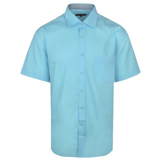 Koszula Wólczanka - Kr. Rękaw - Błękitna - Slim KSKWKOWWLCNve7096sl ze sklepu JegoSzafa.pl w kategorii Koszule męskie - zdjęcie 161004808