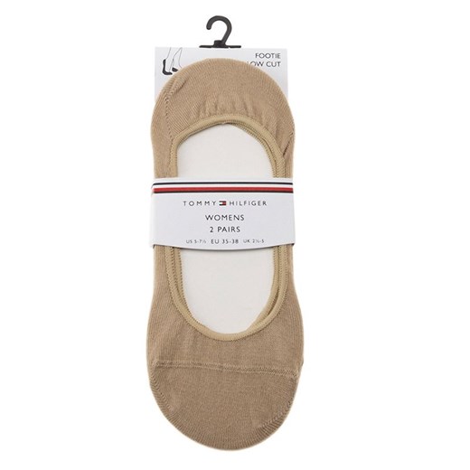 Skarpetki Tommy Hilfiger Women Footie Invisible 2Pairs 343025001-499 - beżowe Tommy Hilfiger 39-42 streetstyle24.pl