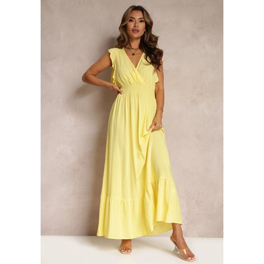 Żółta Sukienka Filades ze sklepu Renee odzież w kategorii Sukienki - zdjęcie 161007108