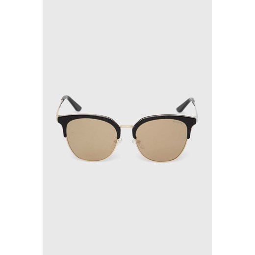 Guess okulary przeciwsłoneczne damskie kolor czarny Guess 53 ANSWEAR.com