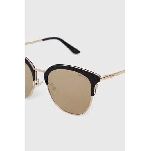 Guess okulary przeciwsłoneczne damskie kolor czarny Guess 53 ANSWEAR.com